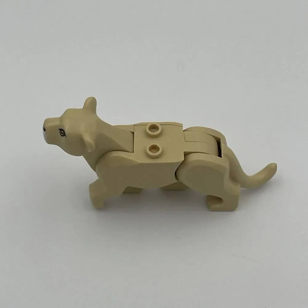 Lego Lioness Minifigure Large Cat Land Animal 60267 60307 Orange Eyes